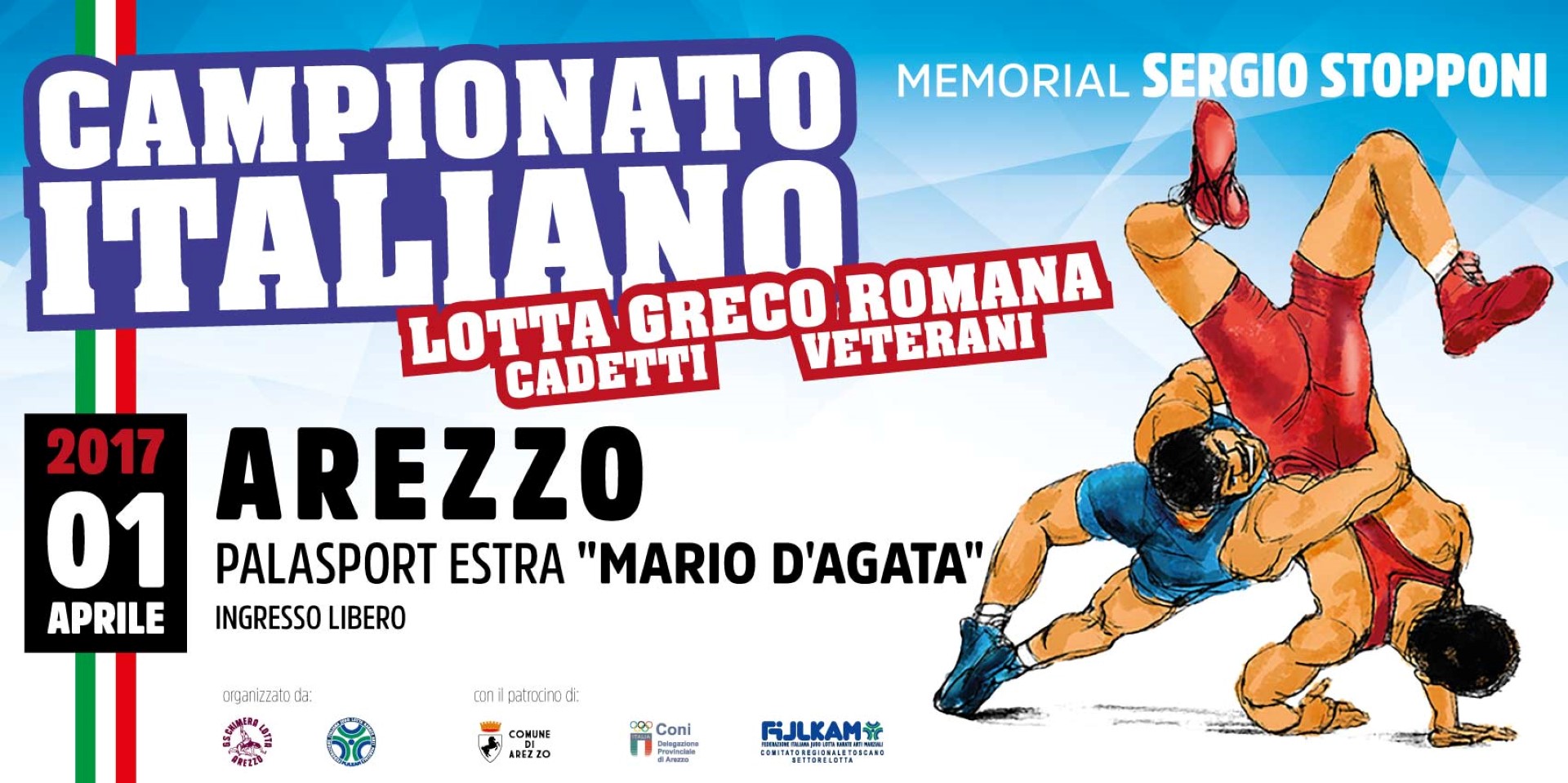 Ad Arezzo il campionato nazionale di lotta greco-romana