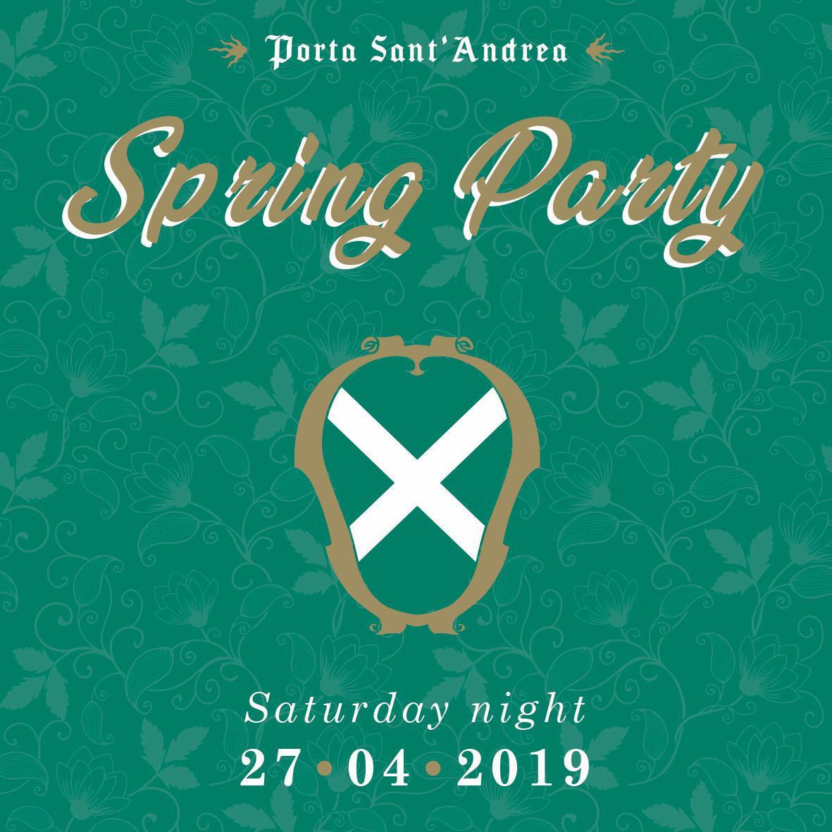 Porta Sant'Andrea: sabato 27 aprile lo Spring Party 2019