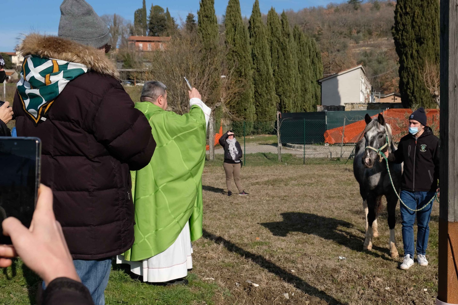 Porta Sant'Andrea: la Benedizione dei cavalli (foto)