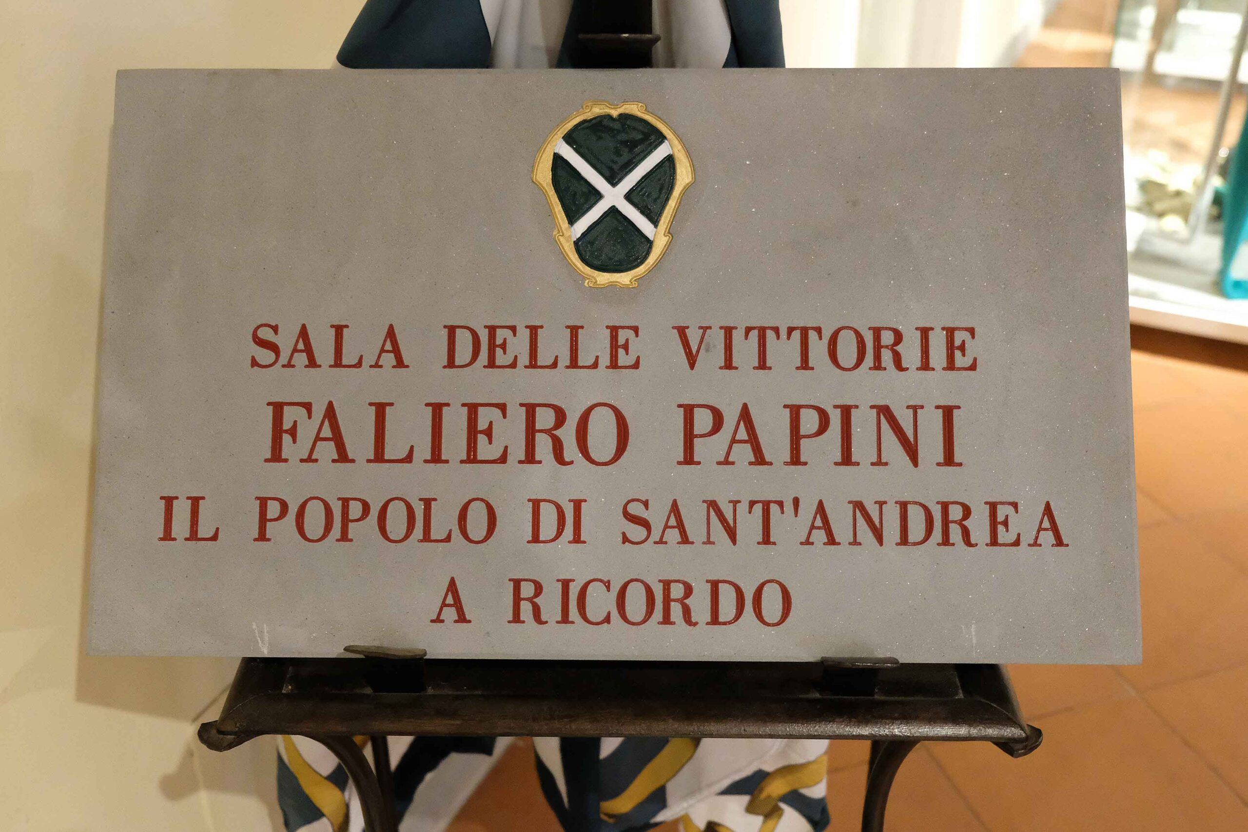 Porta Sant’Andrea: questa mattina la Sala delle Vittorie a Faliero Papini (foto)