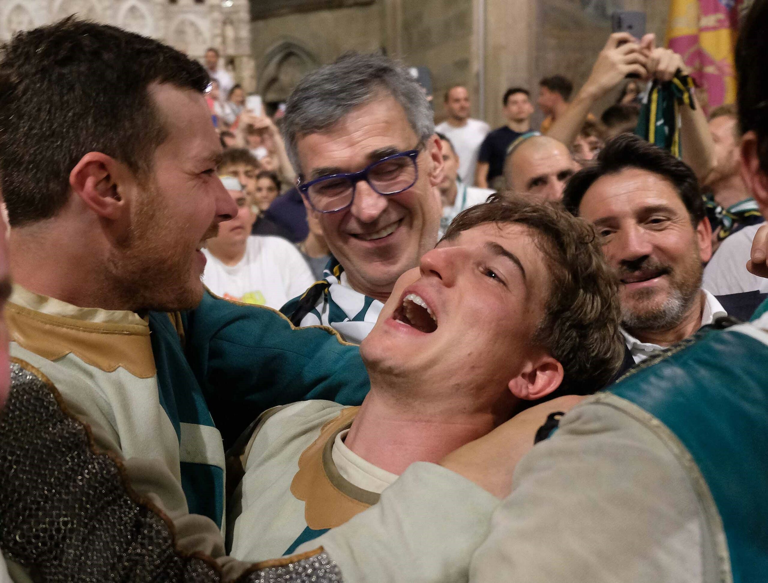 Giostra del Saracino Festa in Duomo - Tommaso Marmorini e Saverio Montini giostratori